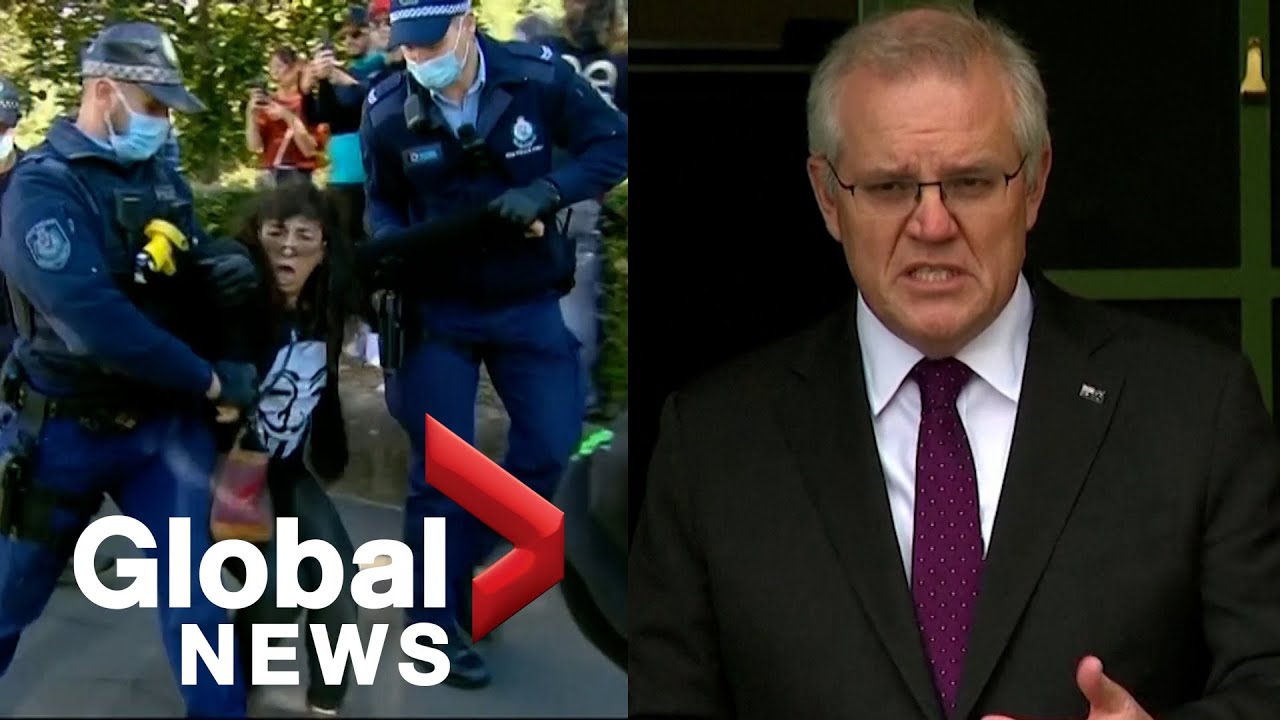 Australia anti-lockdown protest a possible “super-spreader,” PM calls it “selfish, reckless”