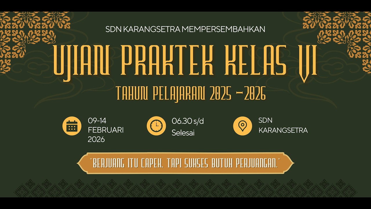 Ujian Praktek SBdP 