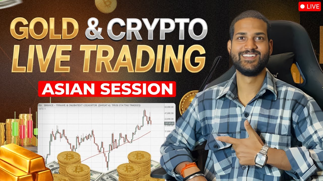 Live  Crypto and Gold Analysis || BTC & XAUUSD Asian Session  
