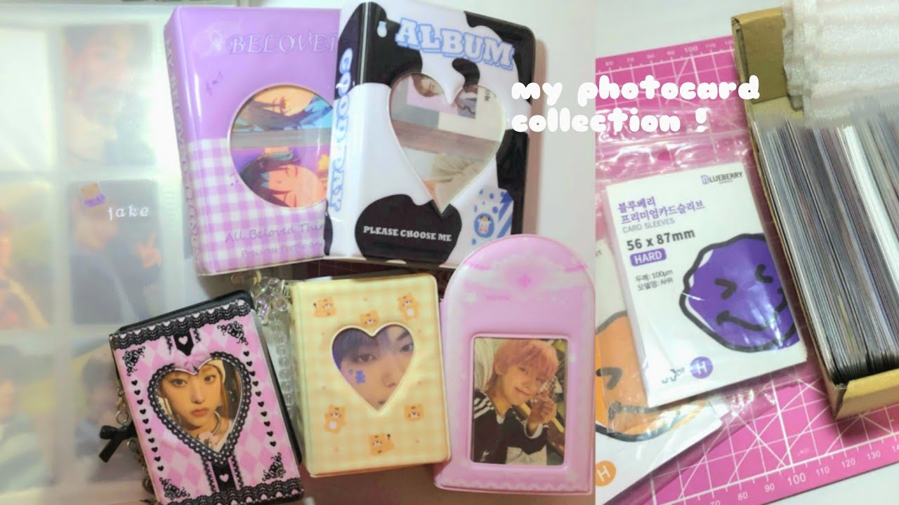 ⭑🌷 .𖥔 ݁ ˖ 11 : organizing, sorting, and storing my photocards