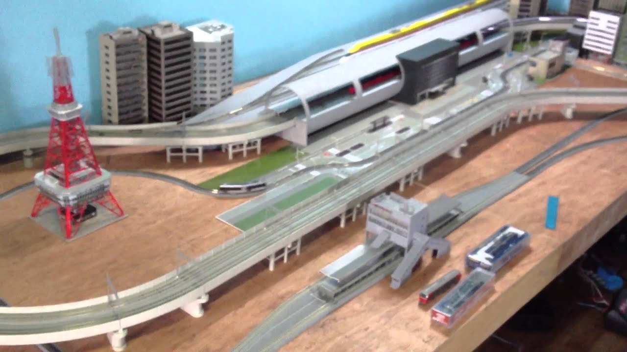 Testing N Scale Shinkansen Layout