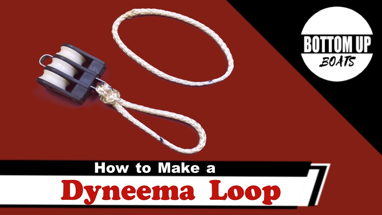 Как сделать петлю Dyneema