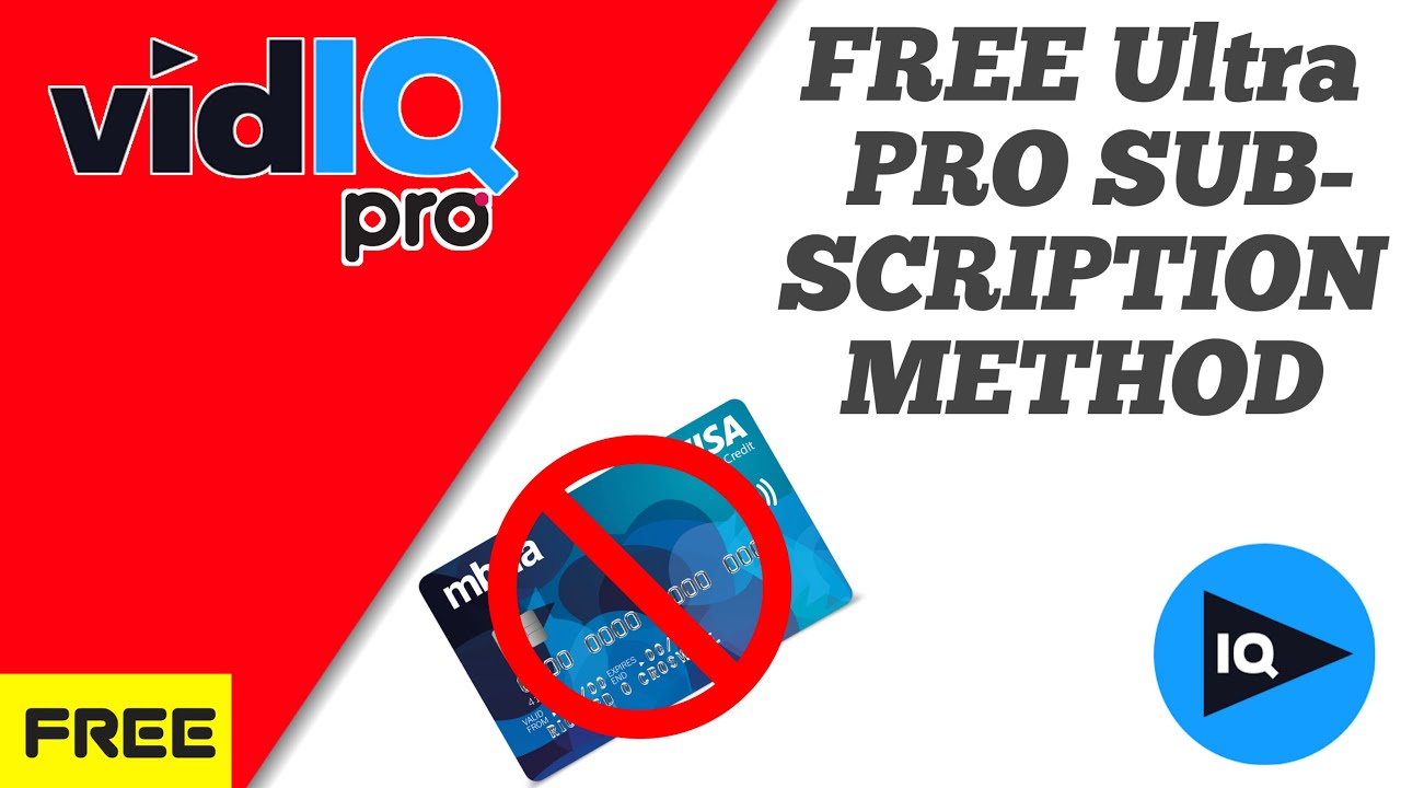 [How To] Get Free VidIQ PRO Subscription For Free | Free Vidiq Boost Subscription No Credit Card