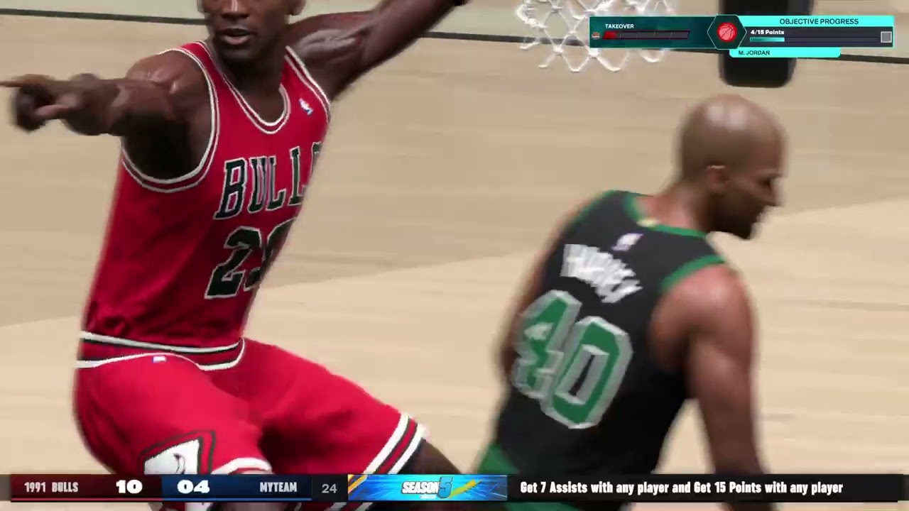 NBA2K26 3 on 3 My 1991 Bulls vs Jamal Mashburn , Terry Teagle & Antonio Harvey
