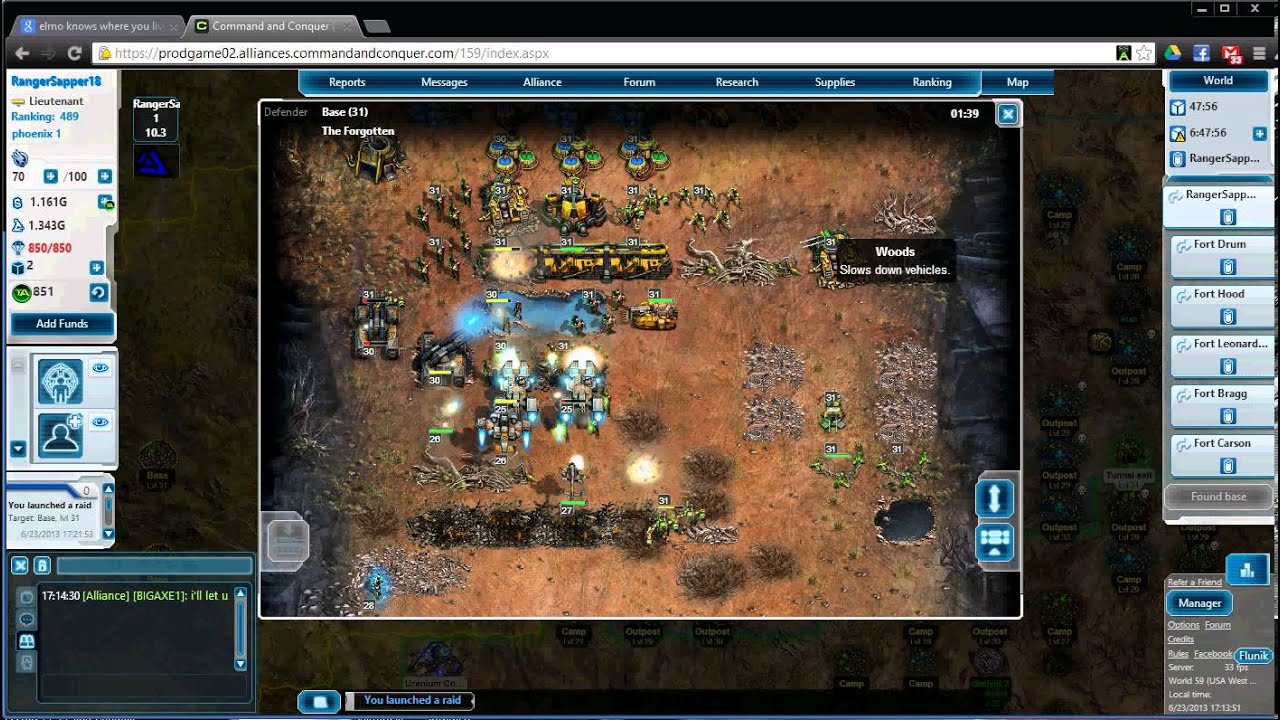 Tiberium Alliances GDI Offense Strategy