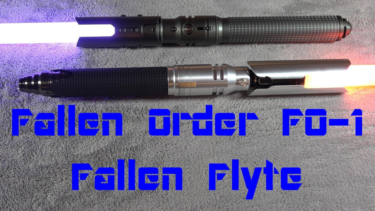 Unboxing Fallen Order FO 1 and Fallen Flyte lightsabers [Saber Sunday]