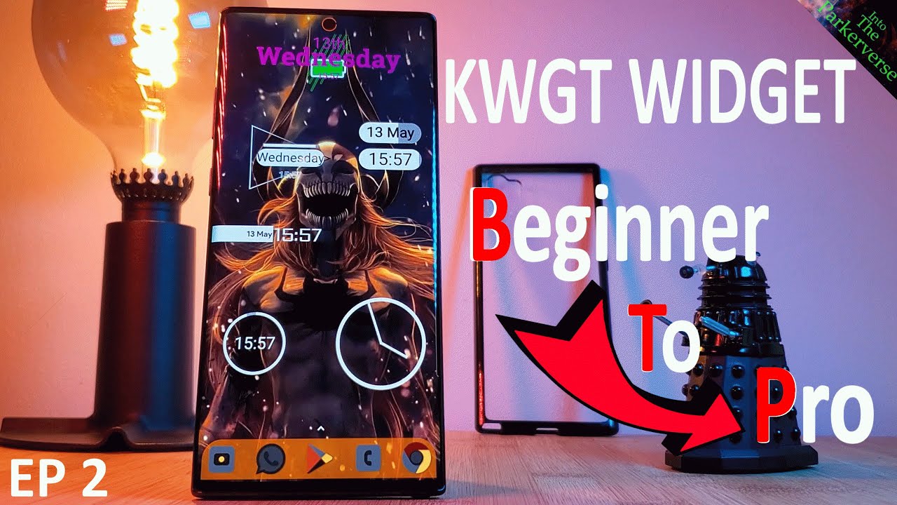 KWGT Widget - Go from Beginner to PRO -EP2- How to Build 6 Unique Clock Widgets - 2020 Tutorial