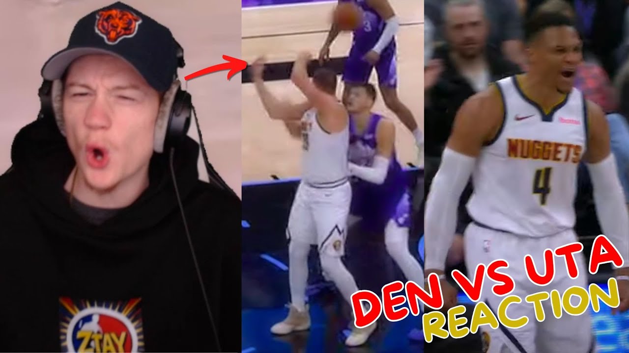 Reacting to Nuggets vs Jazz Regular Season Game!
