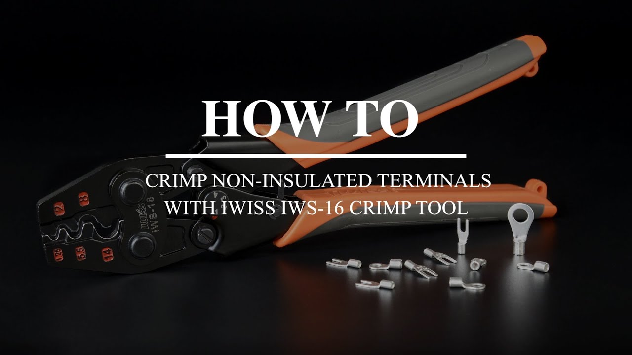 IWS-16 NON-INSULATED TERMINAL CRIMP TOOL