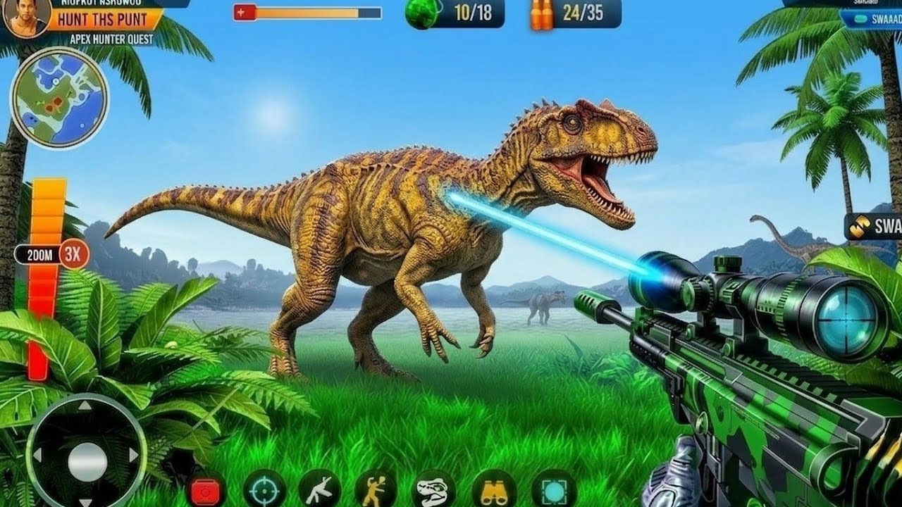 Dino Hunting Games 3D - 🦖