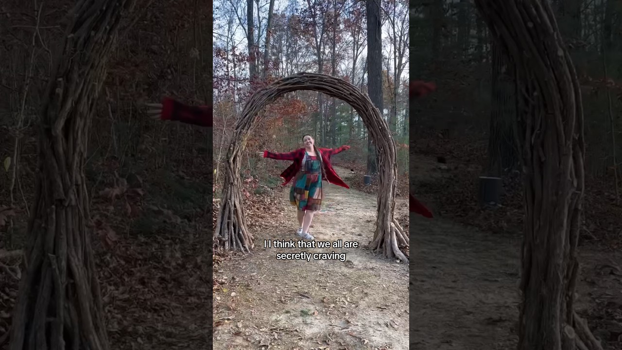 Building a wooden archway into the magical fairy forest 🧚🏻&zwj;♀️✨ #diy #archway