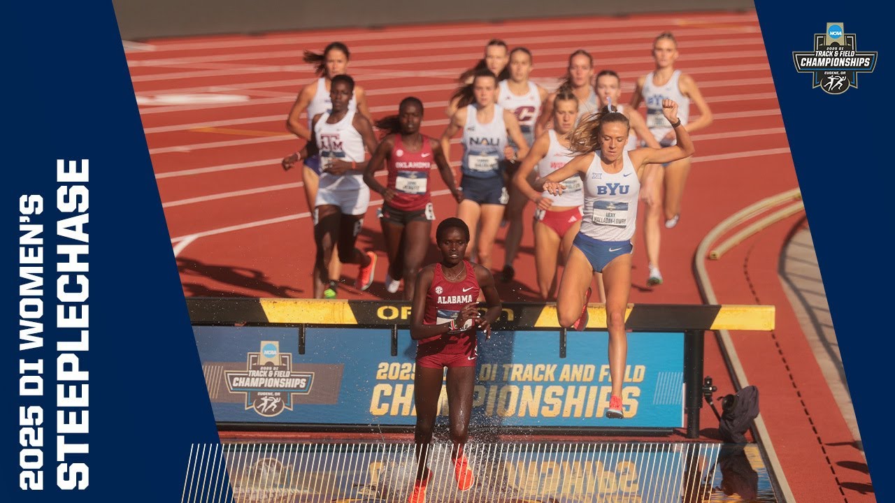 Women's 3000m steeplechase final - 2025 NCAA outdoor track and field championships