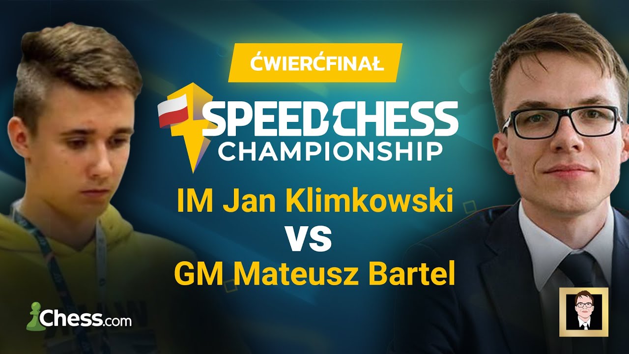 Speed Chess Championship Poland | 1/4 | Klimkowski - Bartel | Komentuje FM Polok