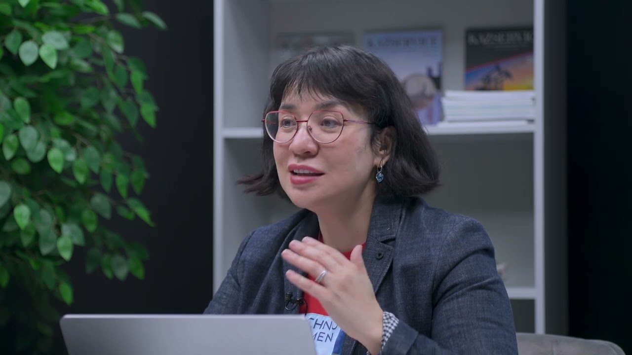 Вступительное видео от Председателя Правления НКО TechnoWomen Азизы Шужеевой