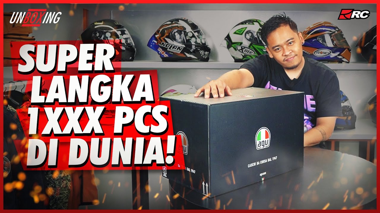 AGV PISTA GP RR ANNO 75 LIMITED EDITION SUPER LANGKA DI DUNIA ❗️❗️ - RC Unboxing -