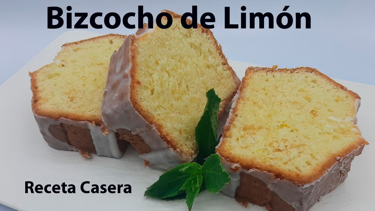 Bizcocho de Limón, el bizcocho más rico y fácil. 🍞