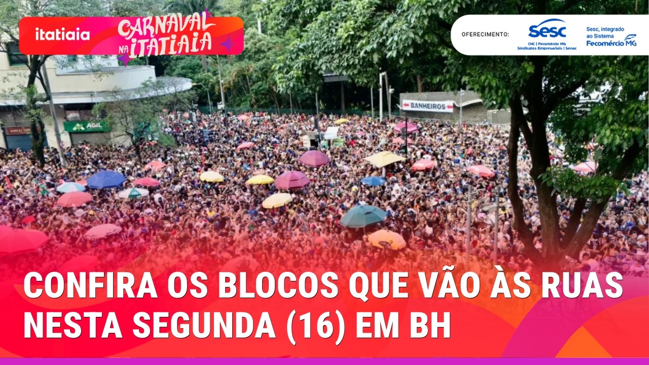 CARNAVAL BH: CONFIRA OS BLOCOS QUE DESFILAM NESTA SEGUNDA-FEIRA (16)