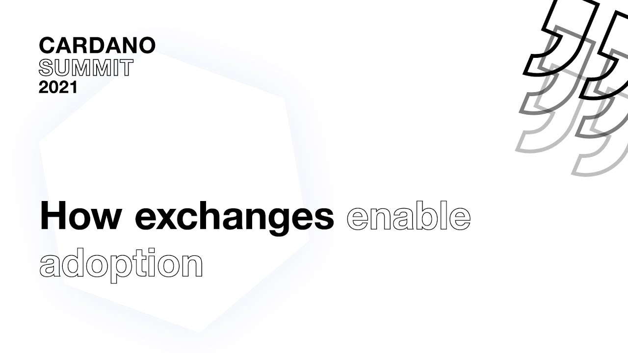 How Exchanges Enable Adoption