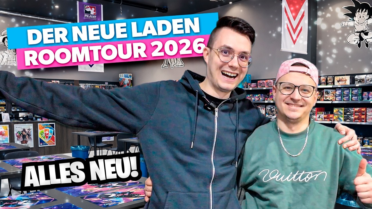 Unser NEUER TCG LADEN! 😍 Store Roomtour 2026 Vlog