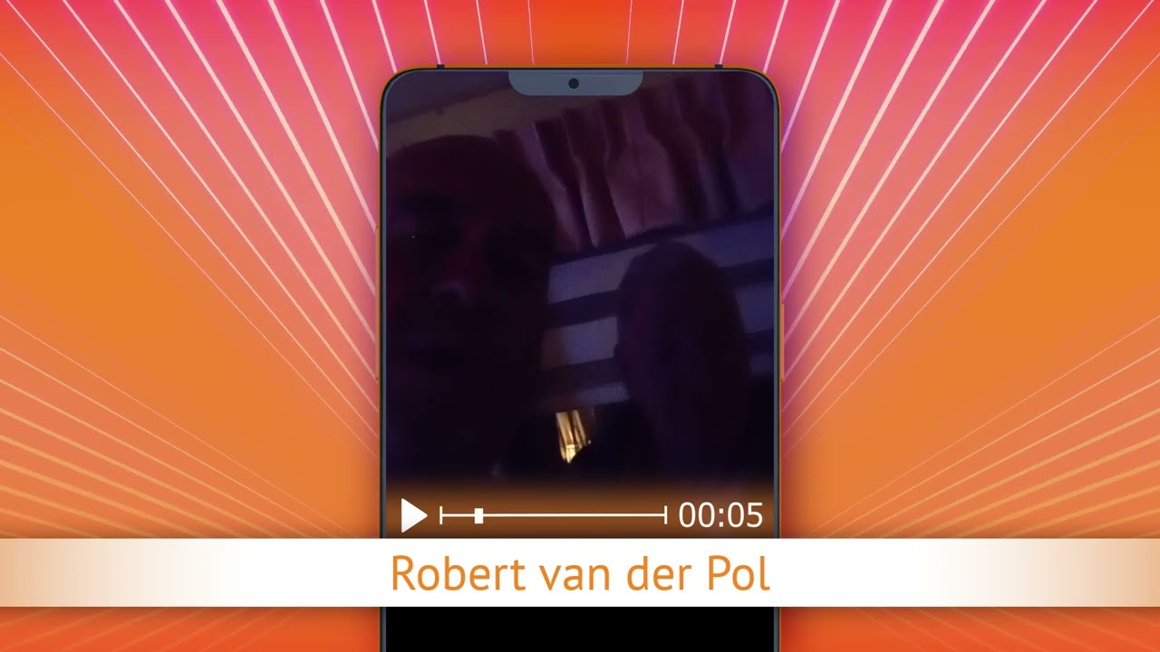 TV Oranje app videoboodschap - Robert van der Pol