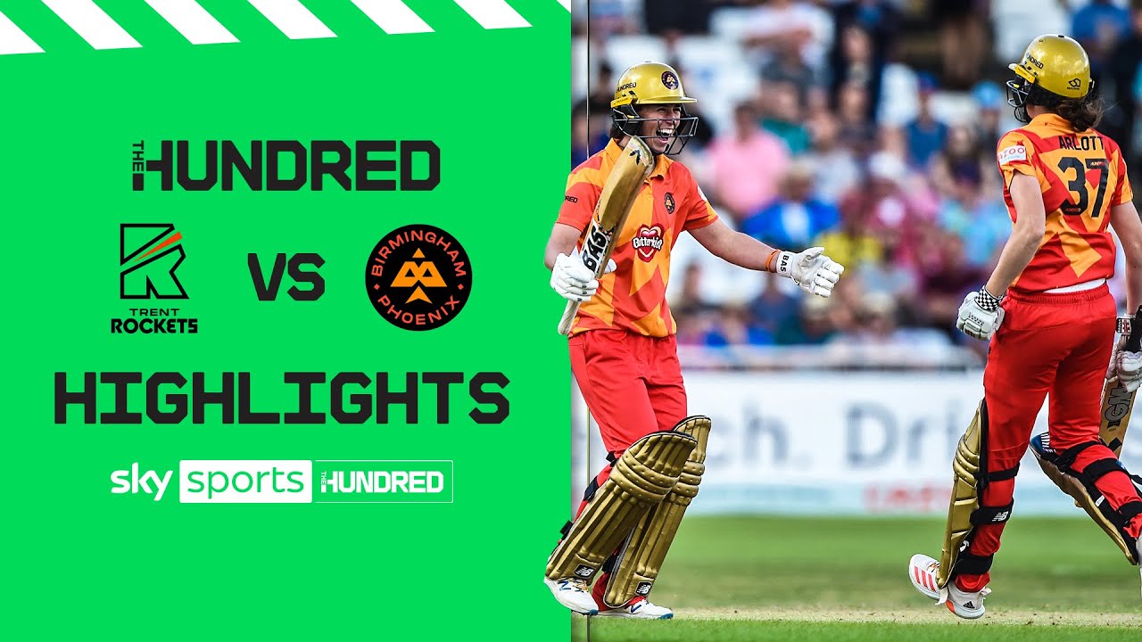 Phoenix edge Rockets in NARROW win! | Trent Rockets vs Birmingham Phoenix | The Hundred Highlights