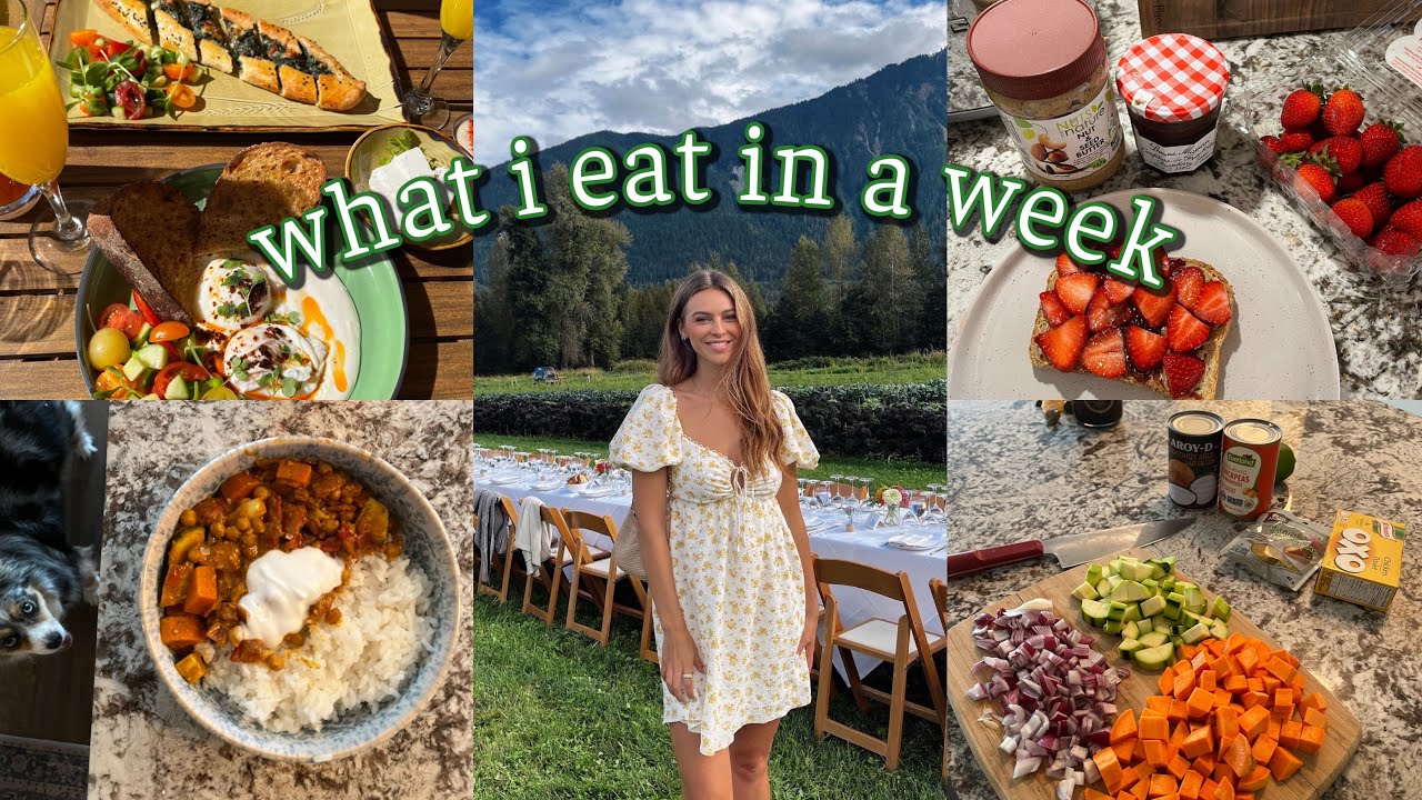 quick & easy meal ideas, breakfast, lunch and dinner | what i eat in a week