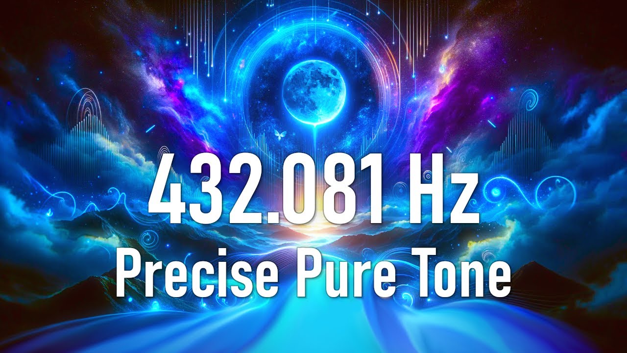 8-Hour Full-Body Sound Bath | 432.081 Hz Precise Pure Tone (Black Screen)
