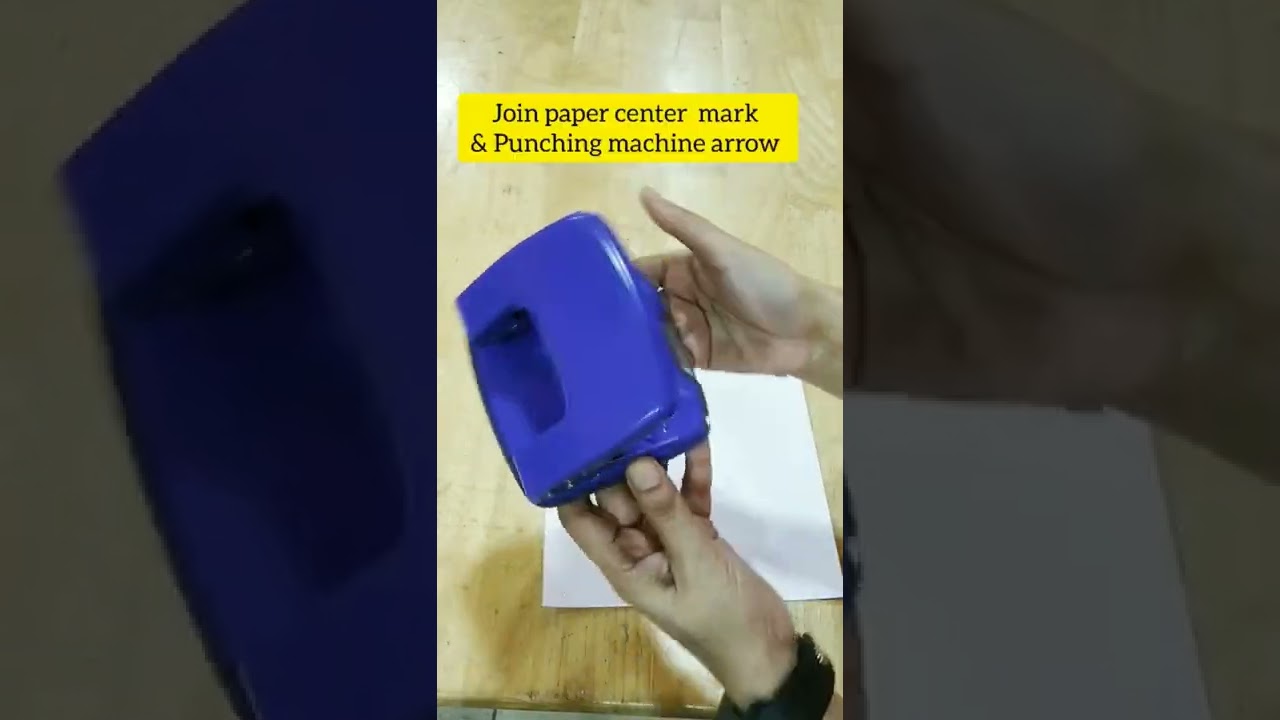 How to use Punching Machine 📇📩📎 📑