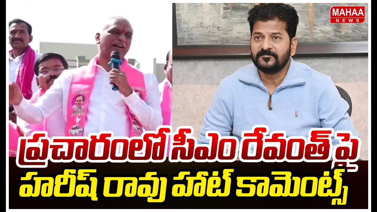 ప్రచారంలో సీఎం రేవంత్ పై హరీష్ రావు హాట్ కామెంట్స్ | Harish Rao Hot Comments On CM Revanth Reddy