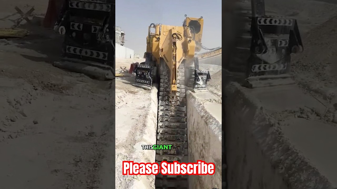 Heavy Trenching Machine for Construction #trenching #digging #tech #diggingmachine #heavy #2025