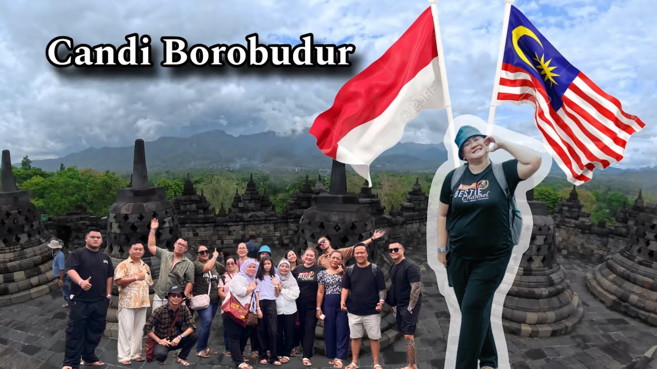 Bertuah dapat melawat Candi Borobudur, monumen Buddha terbesar di dunia. 