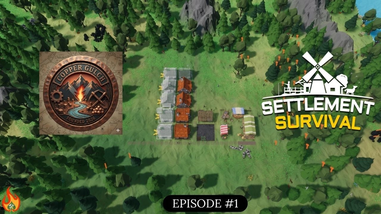 Settlement Survival: The PERFECT Start! | Welcome to Copper Gulch (Ep. 1)
