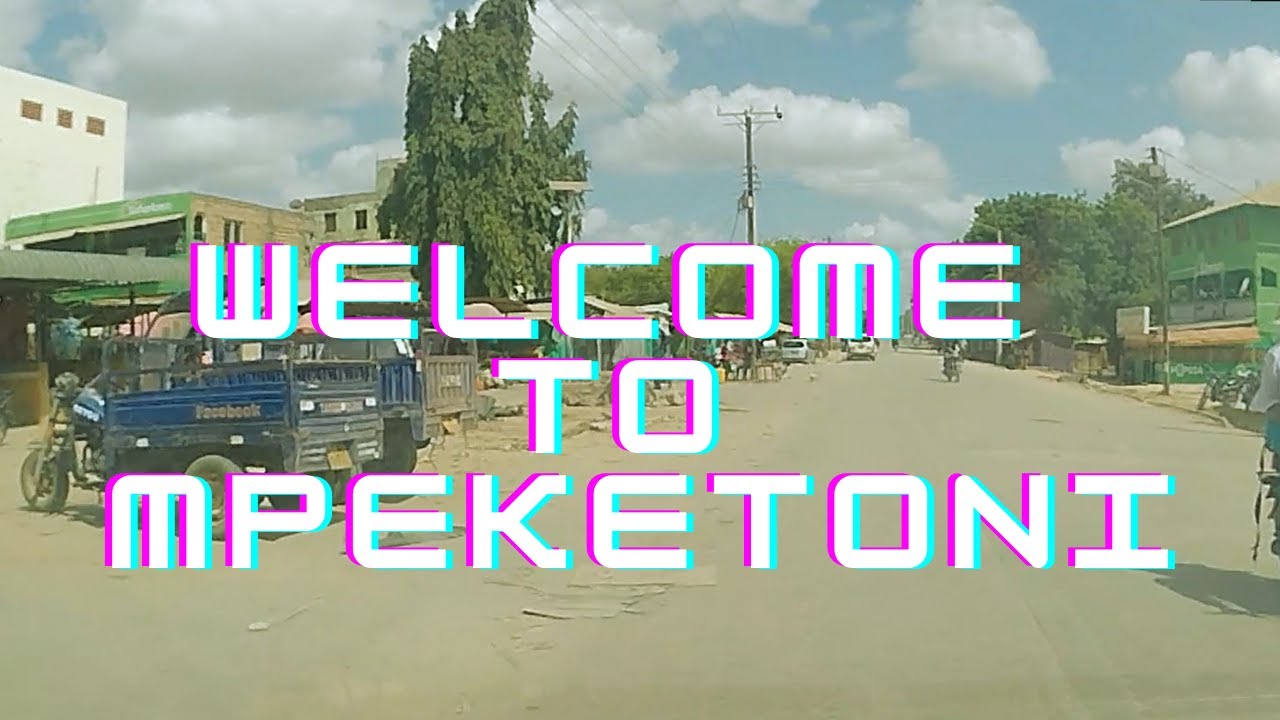 Dashcam Tour of Mpeketoni Town, Lamu County, Kenya.
