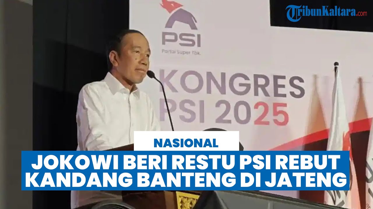 Jokowi Beri Restu PSI Rebut Kandang Banteng di Jateng, Efek Mantan Presiden Masih Terasa