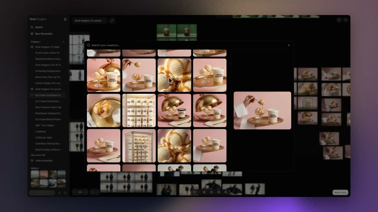 Grok Imagine Just Added Smart Search in Your Library &ndash; Find Old Images & Videos Instantly