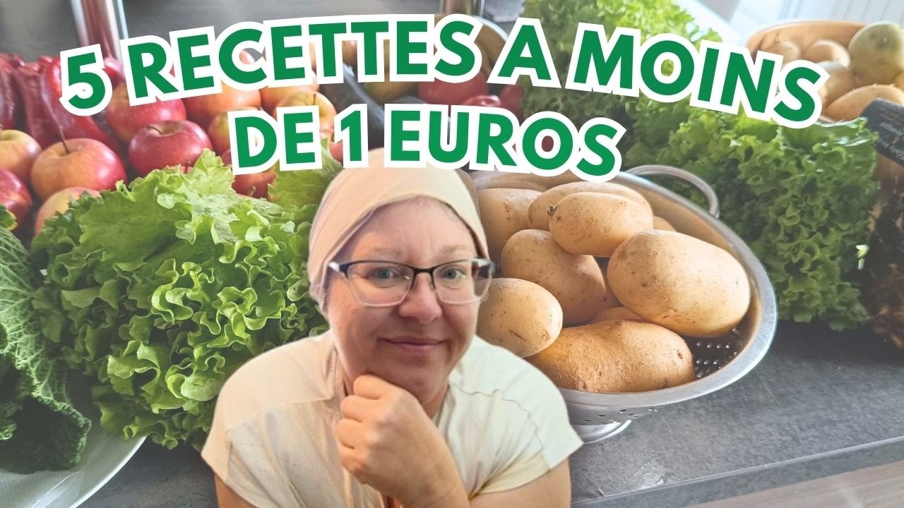 MEALPREP  caisse lidl plus à -1E défi petit budget #maman #budget #campagne #recette