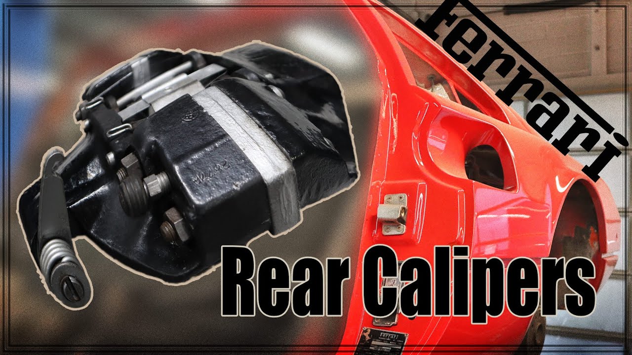 #Ferrari 308 GTS Rear caliper rebuild and reassembly.
