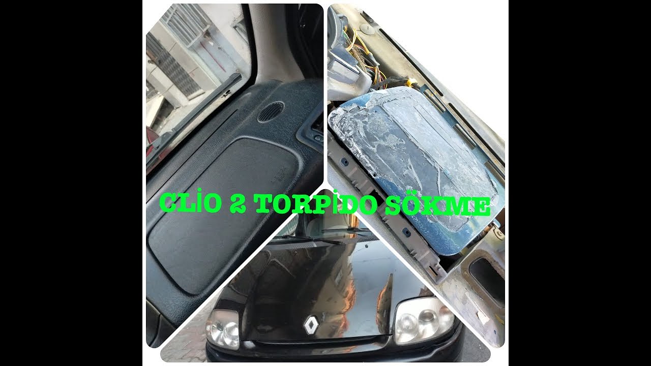 CLİO 2 TORPİDO SÖKME (AİRBAG KAPAĞI) DEĞİŞİMİ