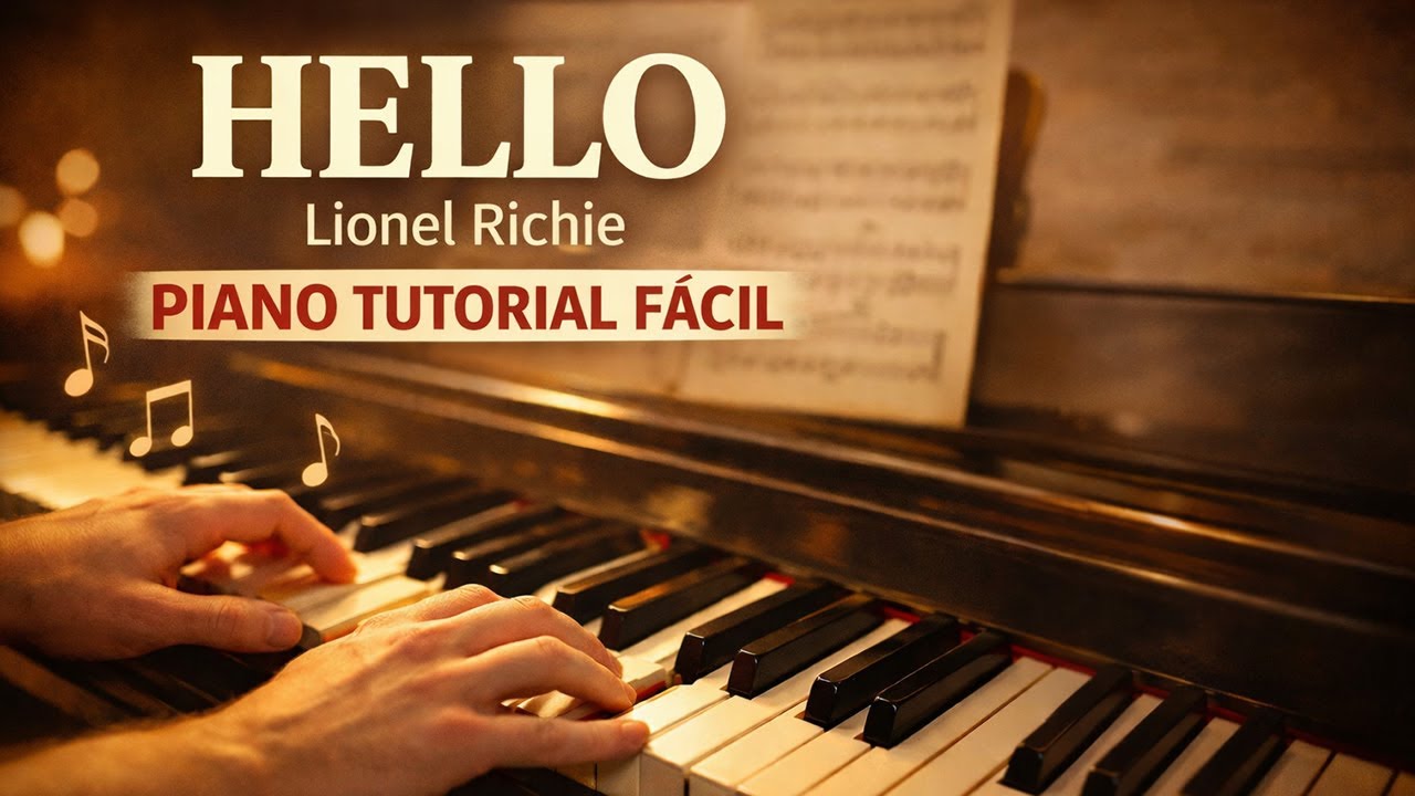 ✅ HELLO / Lionel Richie - Piano Tutorial