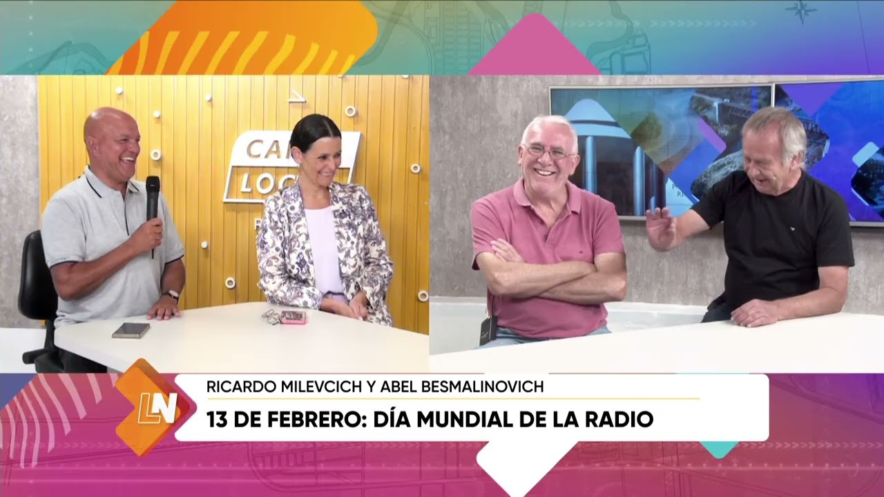 13 de febrero dia mundial de la radio: Ricardo Milevcich y Abel Besmalinovich