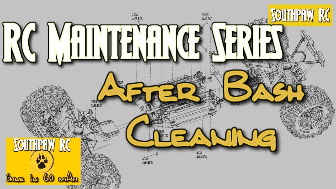 RC Maintenance Episode 1-After Bash Cleaning
