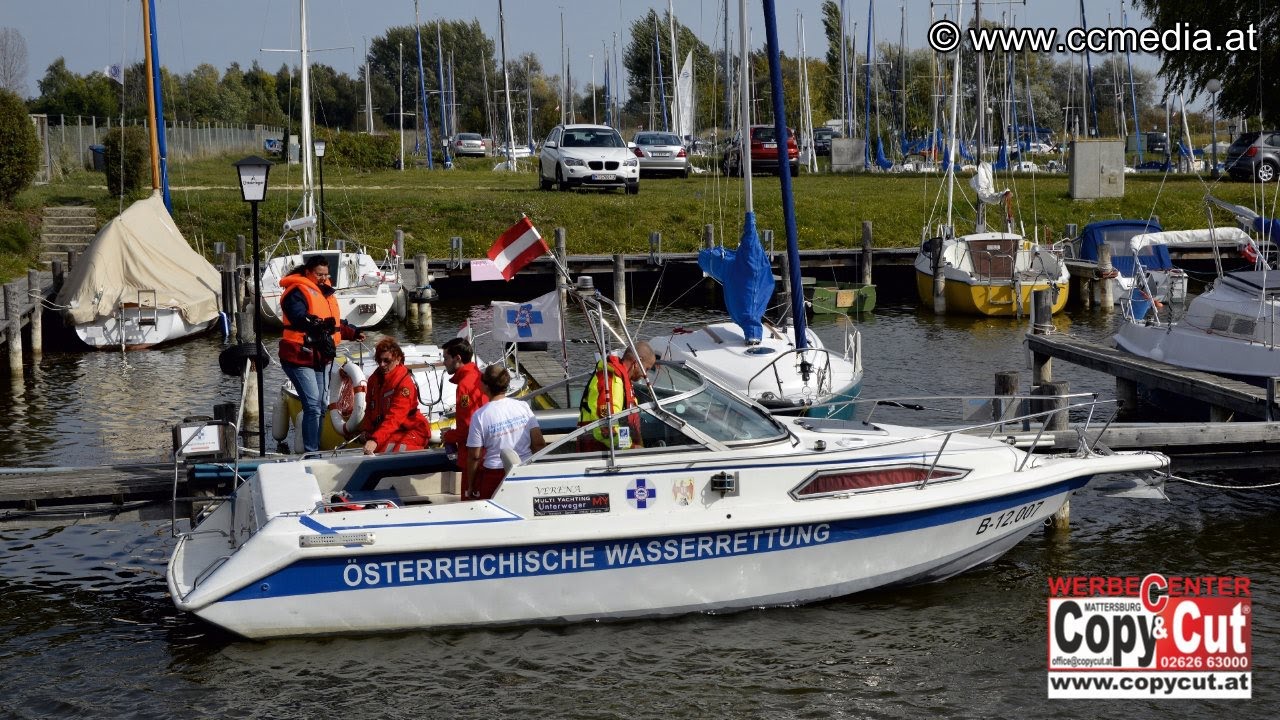 3. 10. 2015 - Rettungsübung im Hafen Oggau - CCM-TV.at