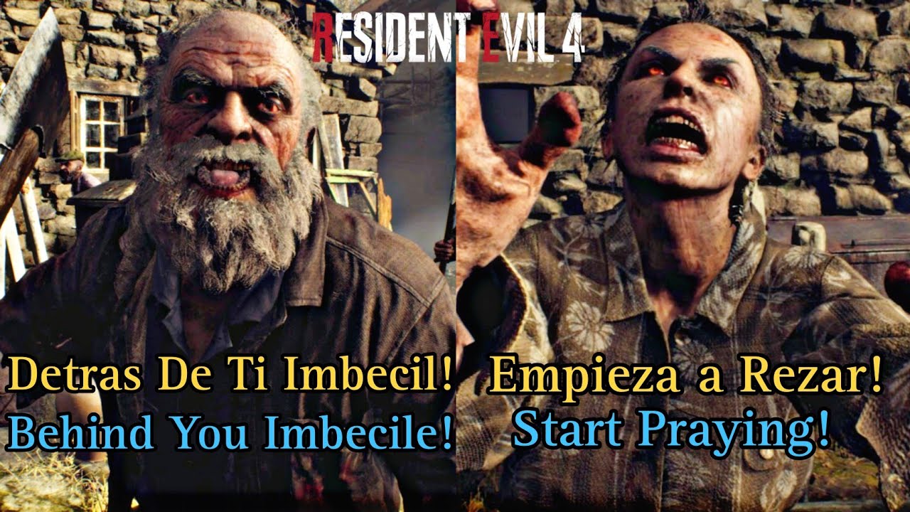Resident Evil 4 Remake Ganado Voice Lines/Quotes Translated [Demo]