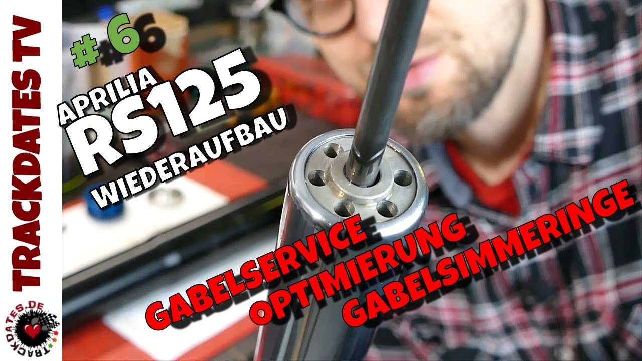 Teil 6 | Gabelsimmeringe | Gabelservice Dämpfung | APRILIA RS125 MP 1999 | Wiederaufbau