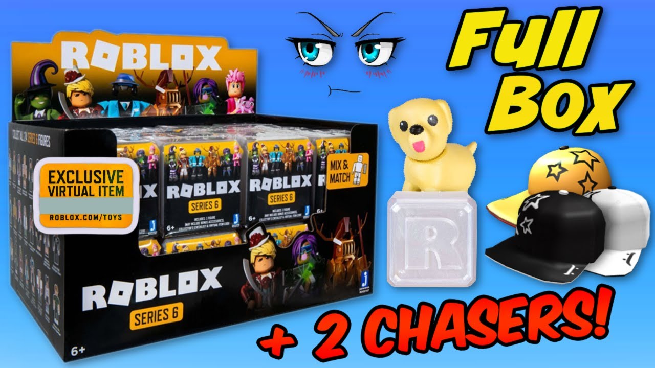 Roblox Toy Series 6 Celebrity & Toy Codes - BONUS Chaser Codes found! FULL CASE White Blind Boxes