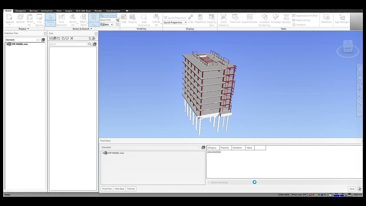  create a Search Set in Navisworks in just one second  by DYNAMO 