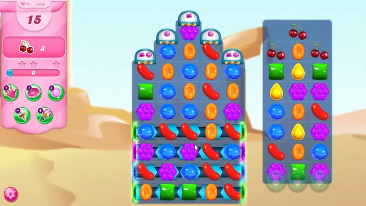 Candy Crush Saga LEVEL 563 NO BOOSTERS (new version)