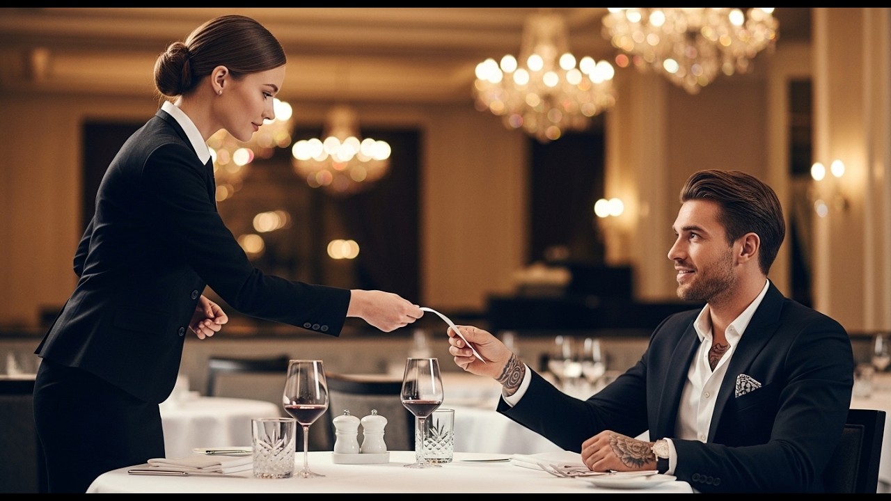 Тайное послание на чеке: официантка спасла дона мафии надписью «Снайпер на крыше. Беги!»