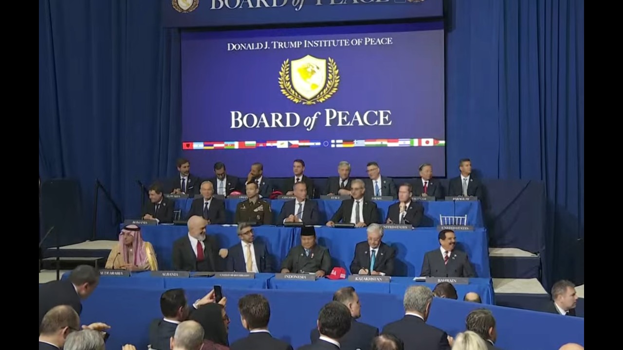 Klan News - Mbledhja e parë e Bordit të Paqes në Washington