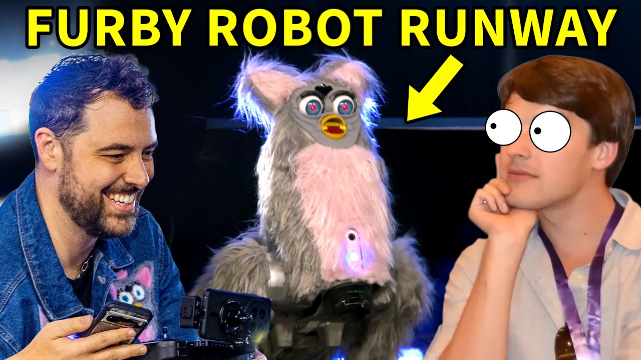 They Let Us Bring our Cursed Furby Robot Dog to a Real Fashion Show?